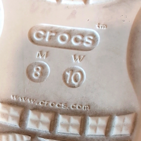 CROCS White Slide Sandals - Picture 9 of 10
